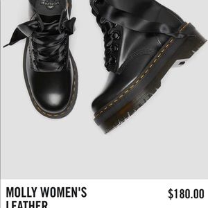 Dr. Marten Molly boot size 5, worn once.
